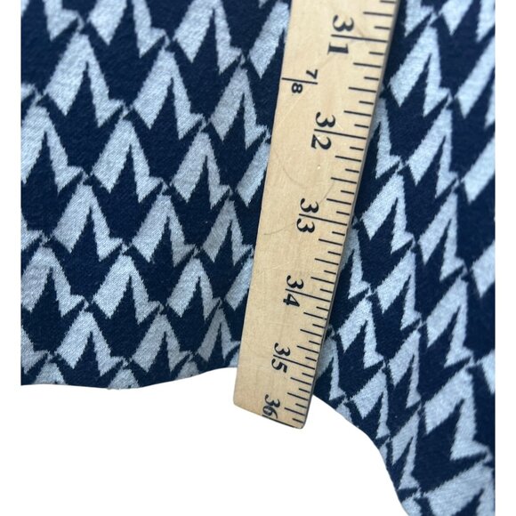 Lilly Pulitzer Jonah Crane Pose Navy & White Knit Sweater Dress 3/4 Sleeves M - Picture 4 of 13